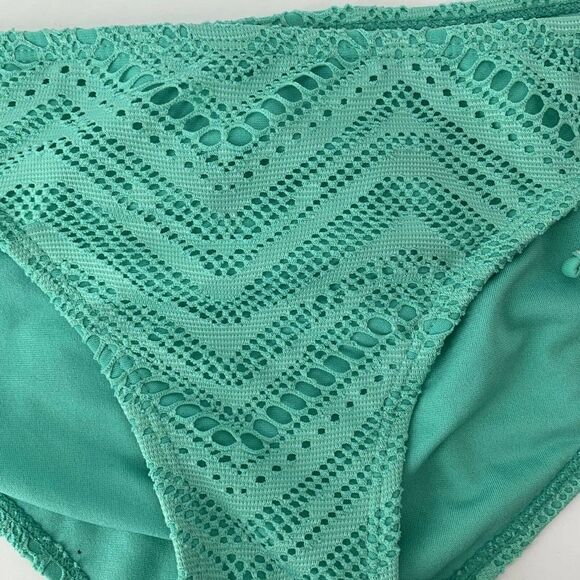 OP Seafoam Green Bikini Bottom Side Tie Large - Picture 4 of 6